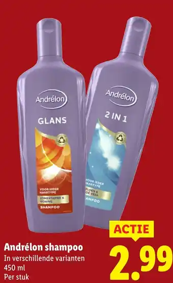 Lidl Andrélon shampoo aanbieding