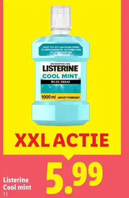 Lidl Listerine Cool mint aanbieding