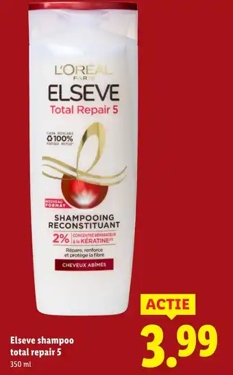 Lidl Elseve shampoo total repair 5 aanbieding
