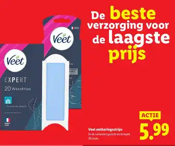 Lidl Veet ontharingsstrips aanbieding