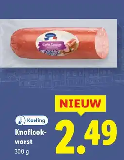 Lidl Koeling Knoflook worst aanbieding