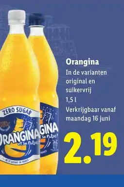 Lidl Orangina aanbieding