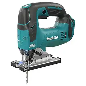 Amazon Makita DJV182ZJ DJV182Z B-09765 Accu-Hangzaag, Zonder Accu/Oplader, 390 W, 18 V, Blauw/Zilver aanbieding