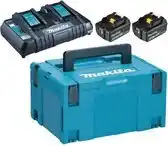 Bol.com Makita Accu Starterset 18V DC18RD 2xBL1860B - 198077-8 aanbieding