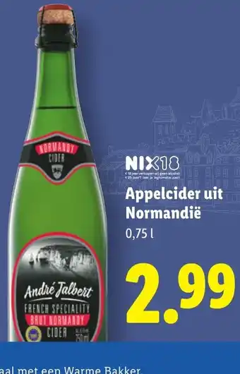 Lidl Appelcider uit Normandië aanbieding