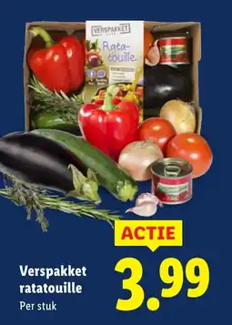 Lidl Verspakket ratatouille aanbieding