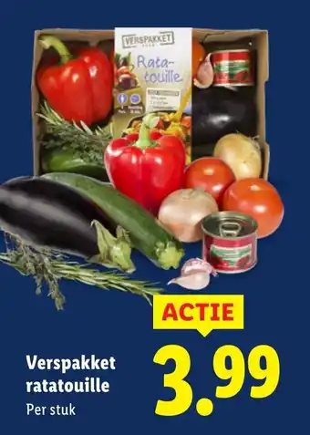 Lidl Verspakket ratatouille aanbieding