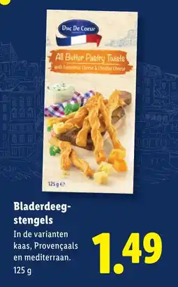 Lidl Bladerdeeg stengels aanbieding
