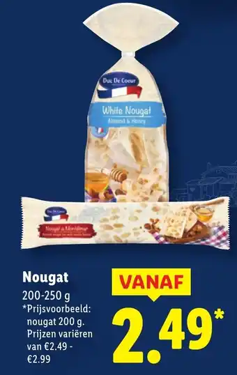 Lidl Nougat aanbieding