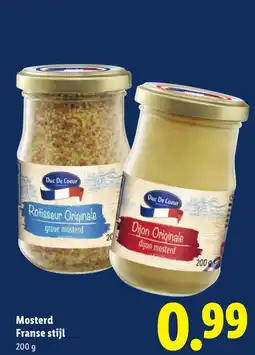 Lidl Mosterd Franse stijl aanbieding