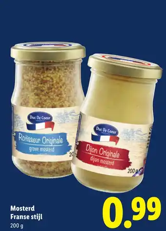 Lidl Mosterd Franse stijl aanbieding