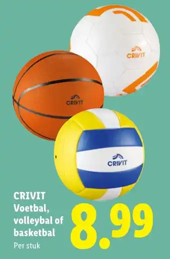 Lidl CRIVIT Voetbal, volleybal of basketbal aanbieding
