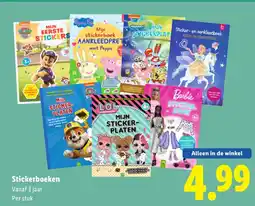 Lidl Stickerboeken aanbieding