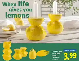 Lidl LIVARNO home Schaal, potje, vaas of 2 kandelaars aanbieding