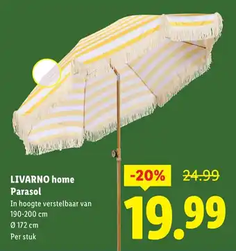 Lidl LIVARNO home Parasol aanbieding