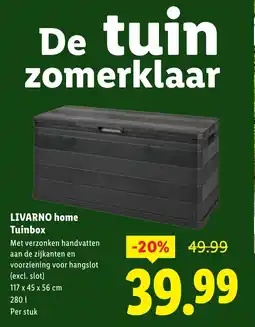Lidl LIVARNO home Tuinbox aanbieding