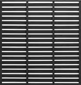 Bol.com vidaXL - Schuttingpaneel - 180x180 - cm - HKC - zwart aanbieding
