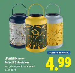 Lidl LIVARNO home Solar LED lantaarn aanbieding