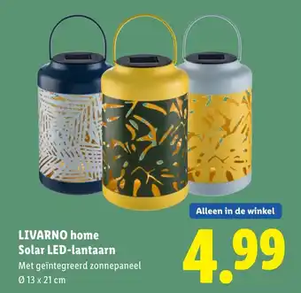 Lidl LIVARNO home Solar LED lantaarn aanbieding