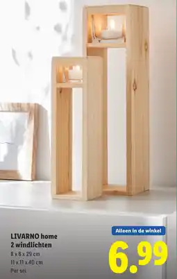 Lidl LIVARNO home 2 windlichten aanbieding