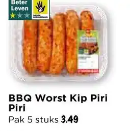 Vomar Voordeelmarkt BBQ Worst Kip Piri aanbieding