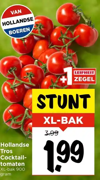 Vomar Voordeelmarkt Hollandse Tros Cocktail tomaten aanbieding