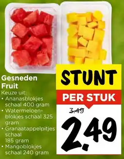 Vomar Voordeelmarkt Gesneden Fruit aanbieding
