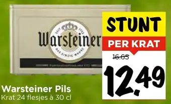 Vomar Voordeelmarkt Warsteiner Pils aanbieding