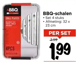 Vomar Voordeelmarkt BBQ schalen aanbieding