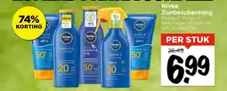 Vomar Voordeelmarkt Nivea Zonbescherming aanbieding
