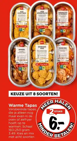 Vomar Voordeelmarkt Warme Tapas aanbieding