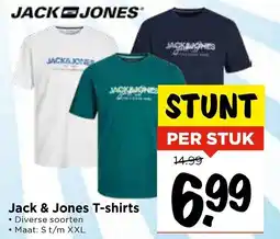 Vomar Voordeelmarkt Jack & Jones T shirts aanbieding