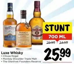 Vomar Voordeelmarkt Luxe Whisky aanbieding