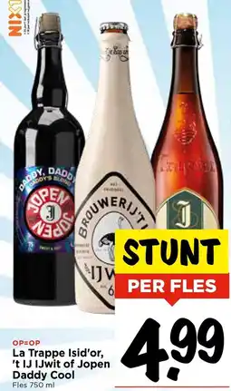 Vomar Voordeelmarkt La Trappe Isid'or, 't IJ IJwit of Jopen Daddy Cool aanbieding