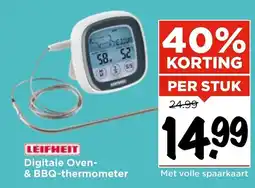 Vomar Voordeelmarkt LEIFHEIT Digitale Oven & BBQ thermometer aanbieding