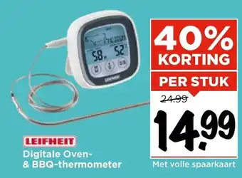 Vomar Voordeelmarkt LEIFHEIT Digitale Oven & BBQ thermometer aanbieding