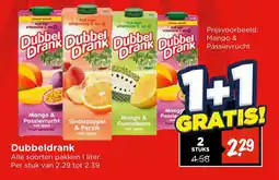 Vomar Voordeelmarkt Dubbeldrank aanbieding