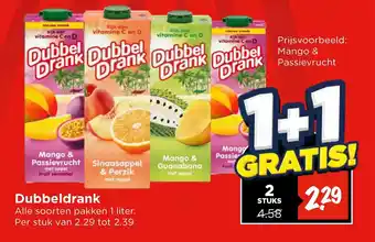 Vomar Voordeelmarkt Dubbeldrank aanbieding