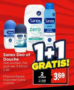 Vomar Voordeelmarkt Sanex Deo of Douche aanbieding