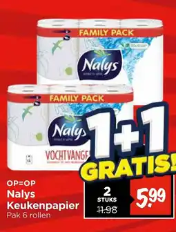 Vomar Voordeelmarkt Nalys Keukenpapier aanbieding