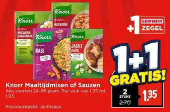 Vomar Voordeelmarkt Knorr Maaltijdmixen of Sauzen aanbieding
