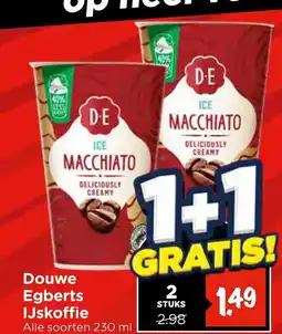 Vomar Voordeelmarkt Douwe Egberts IJskoffie aanbieding