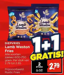 Vomar Voordeelmarkt Lamb Weston Fries aanbieding