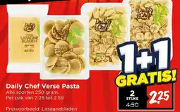 Vomar Voordeelmarkt Daily Chef Verse Pasta aanbieding