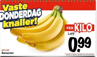 Vomar Voordeelmarkt Bananen aanbieding