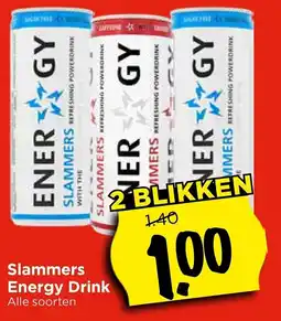 Vomar Voordeelmarkt Slammers Energy Drink aanbieding
