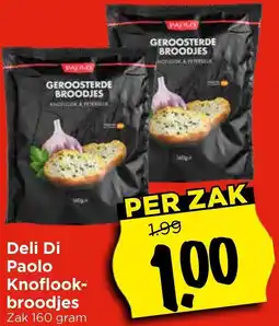 Vomar Voordeelmarkt Deli Di Paolo Knoflook broodjes aanbieding