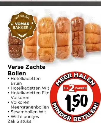 Vomar Voordeelmarkt Verse Zachte Bollen aanbieding