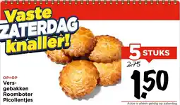 Vomar Voordeelmarkt Vers gebakken Roomboter Picolientjes aanbieding