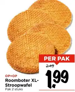 Vomar Voordeelmarkt Roomboter XL- Stroopwafel aanbieding